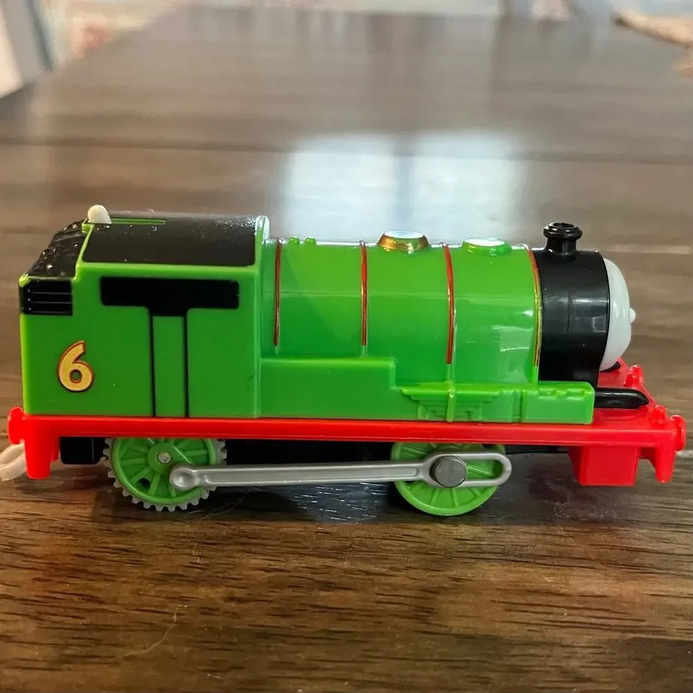 Trackmaster Thomas & Friends 2013 Percy Motorized Train Engine Gullane #6 Green